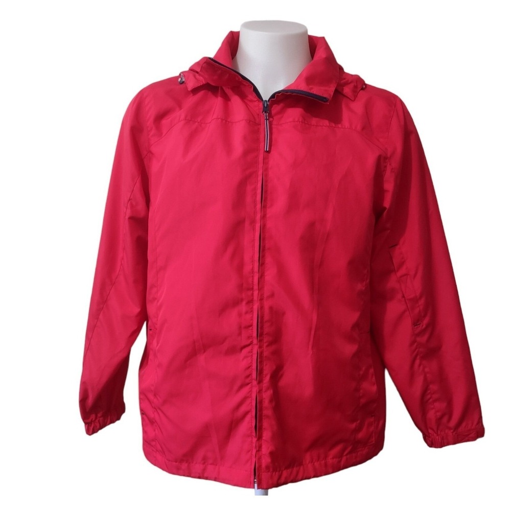 Mackintosh New England Hydrotec Jacket‎ M Women Red Gorp Core Windbreaker Hood